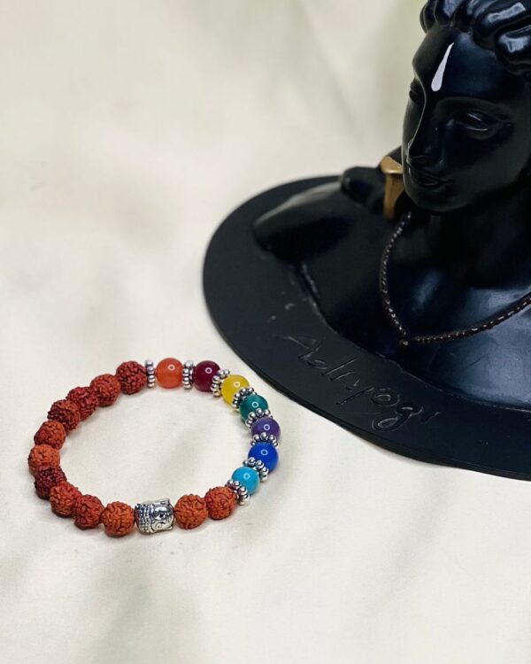7 Chakra Rudraksha Bracelet