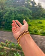 5 Mukhi Golden Rudraksha Bracelet