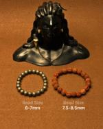 5 Mukhi Rudraksha & Pyrite Bracelets Combo