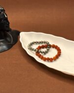 Pyrite & Rudraksh Bracelet - Shiv Sampatti Kavach by Avdhuta