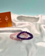 Amethyst & Rose Quartz Bracelets - Divya Prem Kavach by Avdhuta