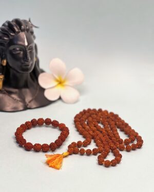 Panch Mukhi Maala-Bracelet Combo