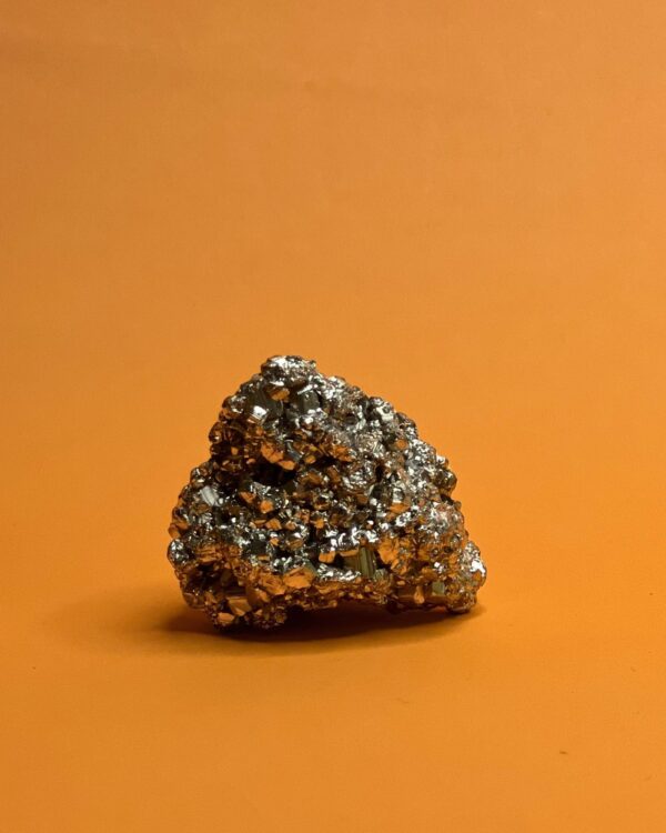 Pyrite Bracelet & Raw Pyrite Cluster - Svarna Shakti Combo by Avdhuta