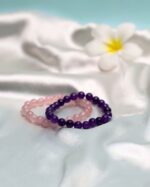 Amethyst & Rose Quartz Bracelets - Divya Prem Kavach by Avdhuta