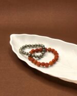 Pyrite & Rudraksh Bracelet - Shiv Sampatti Kavach by Avdhuta