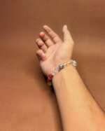 Clear Quartz & 7 Chakra Crystal Combo Bracelet