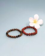 Tigers eye & Rudraksh Bracelets Combo