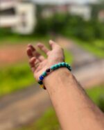 Turquoise (Firoza) & 7 Chakra Stones Bracelet