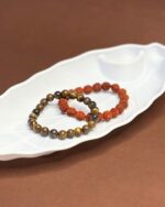 Tigers eye & Rudraksh Bracelets Combo