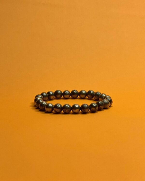 Pyrite Bracelet & Raw Pyrite Cluster - Svarna Shakti Combo by Avdhuta