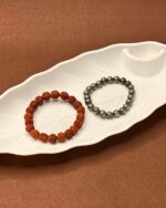 Pyrite & Rudraksh Bracelet - Shiv Sampatti Kavach by Avdhuta