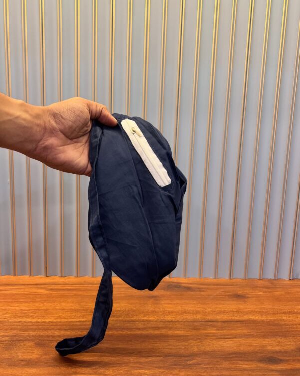 Gomukhi – The Sacred Jaap Mala Bag (Navy Blue)