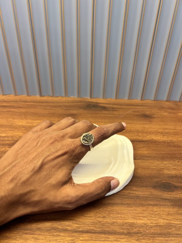 Raw Pyrite Ring - Wealth in your hands. Power in your presence