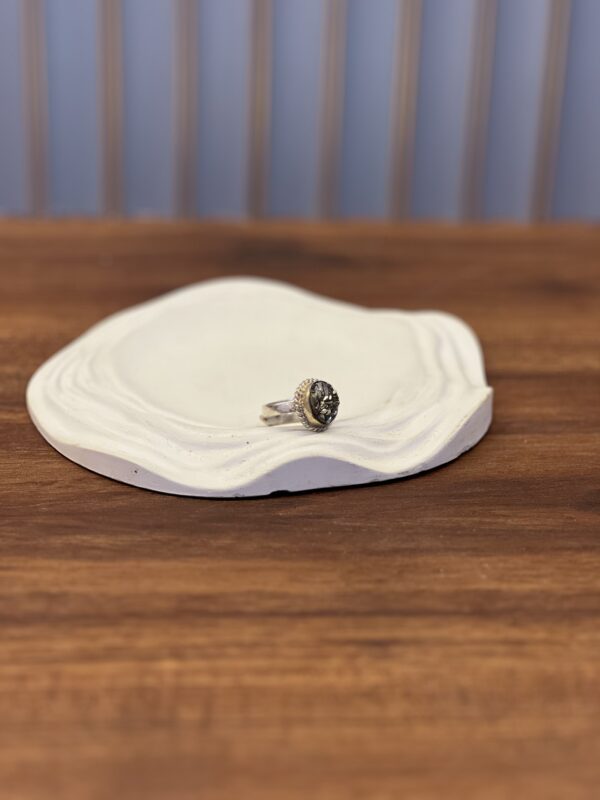 Raw Pyrite Ring - Wealth in your hands. Power in your presence