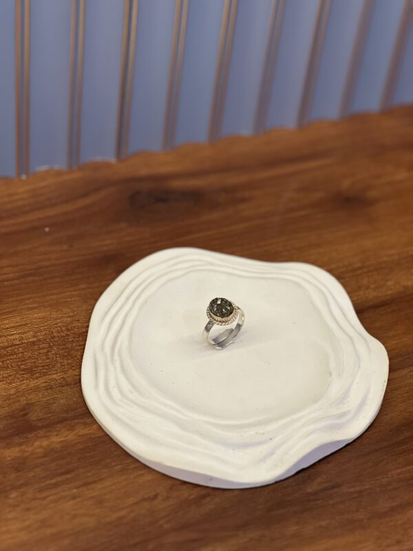 Raw Pyrite Ring - Wealth in your hands. Power in your presence